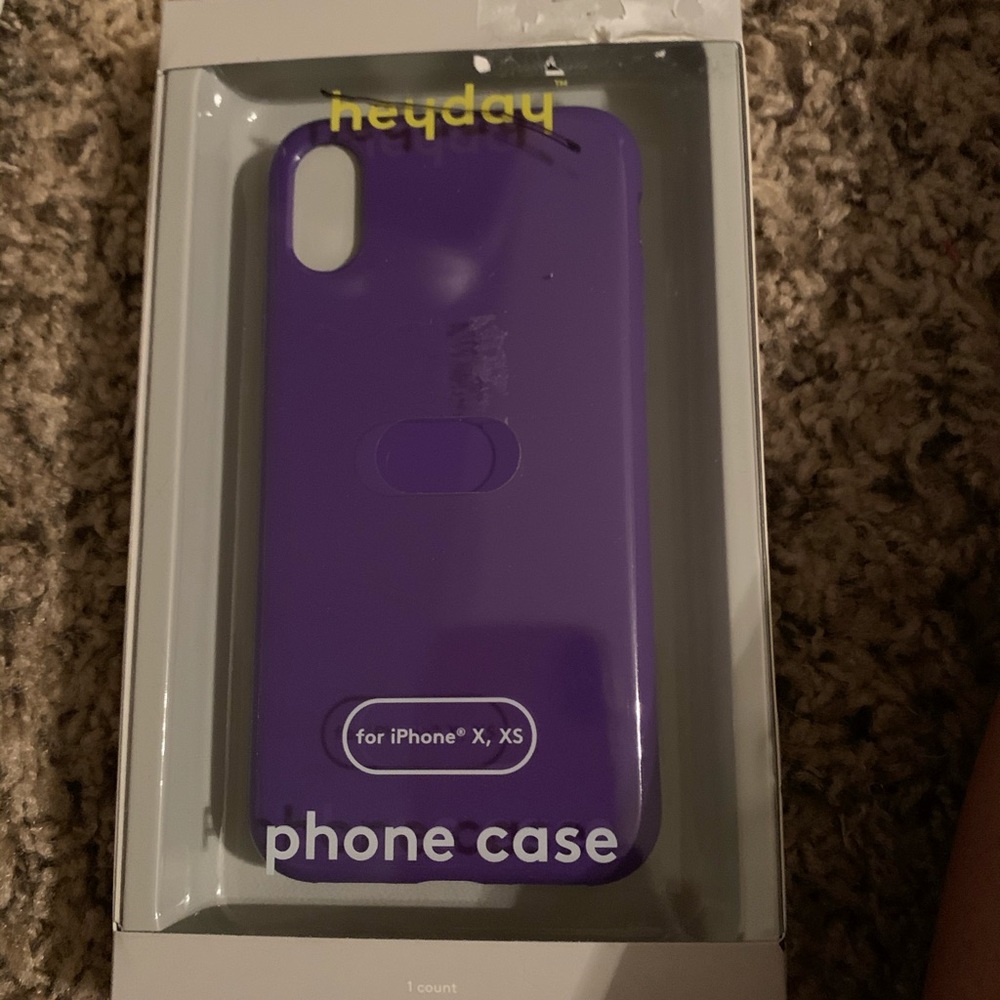 Purple iphone x, xs case